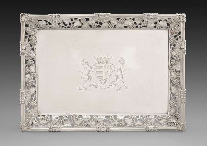 A George II Waiter, from the Warrington Plate